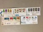 Five Israel registered fdc with sets of four and five TAB stamps