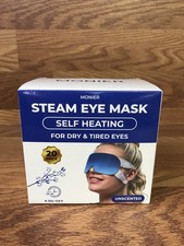 Steam Eye Mask for Dry Eyes  Self Heating Warm Compress  Blue 20pack