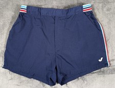 Vintage Jantzen Tennis Shorts USA Size 34 Navy Striped 70s 80s Athletic