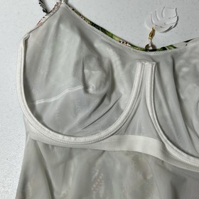 Lise Charmel Size 10E Floral Zebra One Piece Wired Tropical Swimsuit France