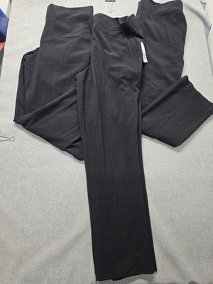 Time & Tru Pants Womens Size Large Pull On Uniform Office (2 Petite 1 Reg) READ 