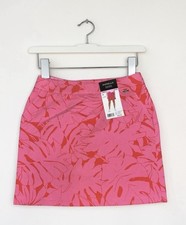 Rafaella Womens Floral Golf Skort Pink Carmine Rose Stretch Skirt Size Small