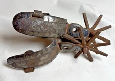 Antique Mexican Charro Spurs, Cowboy, Western