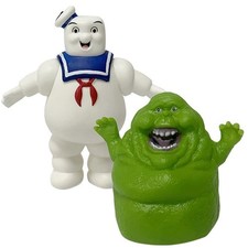 Marshmallow Man + Slimer Green Ghost Ghostbusters Action Kids Toys-gifts