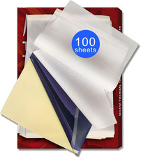 100 Pieces Tattoo Transfer Paper - A4 Size Template Transfer Paper, Tattoo Traci