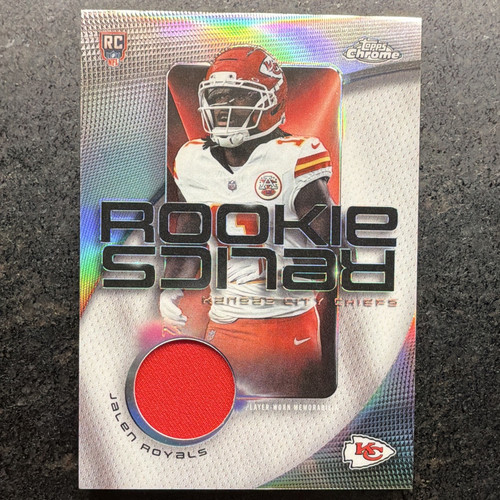 Topps 2025 Chrome Jalen Royals Kansas City Chiefs Rookie Relics #RR-JR