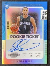 Jalen Suggs 2021-22 Panini Contenders Optic Rookie Ticket Silver Auto RC #126