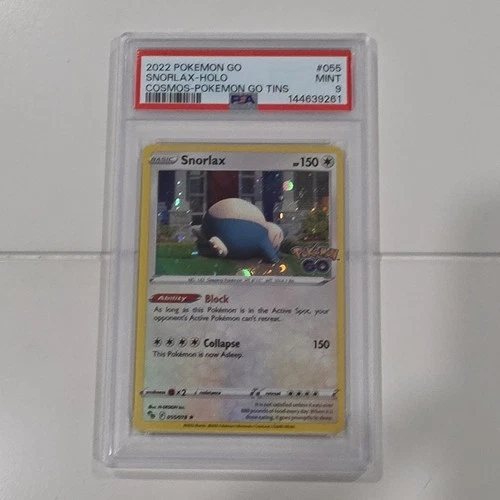 Snorlax 055/078 Pokémon GO Cosmos Holo Promo PSA 9 150 HP Pokémon Card