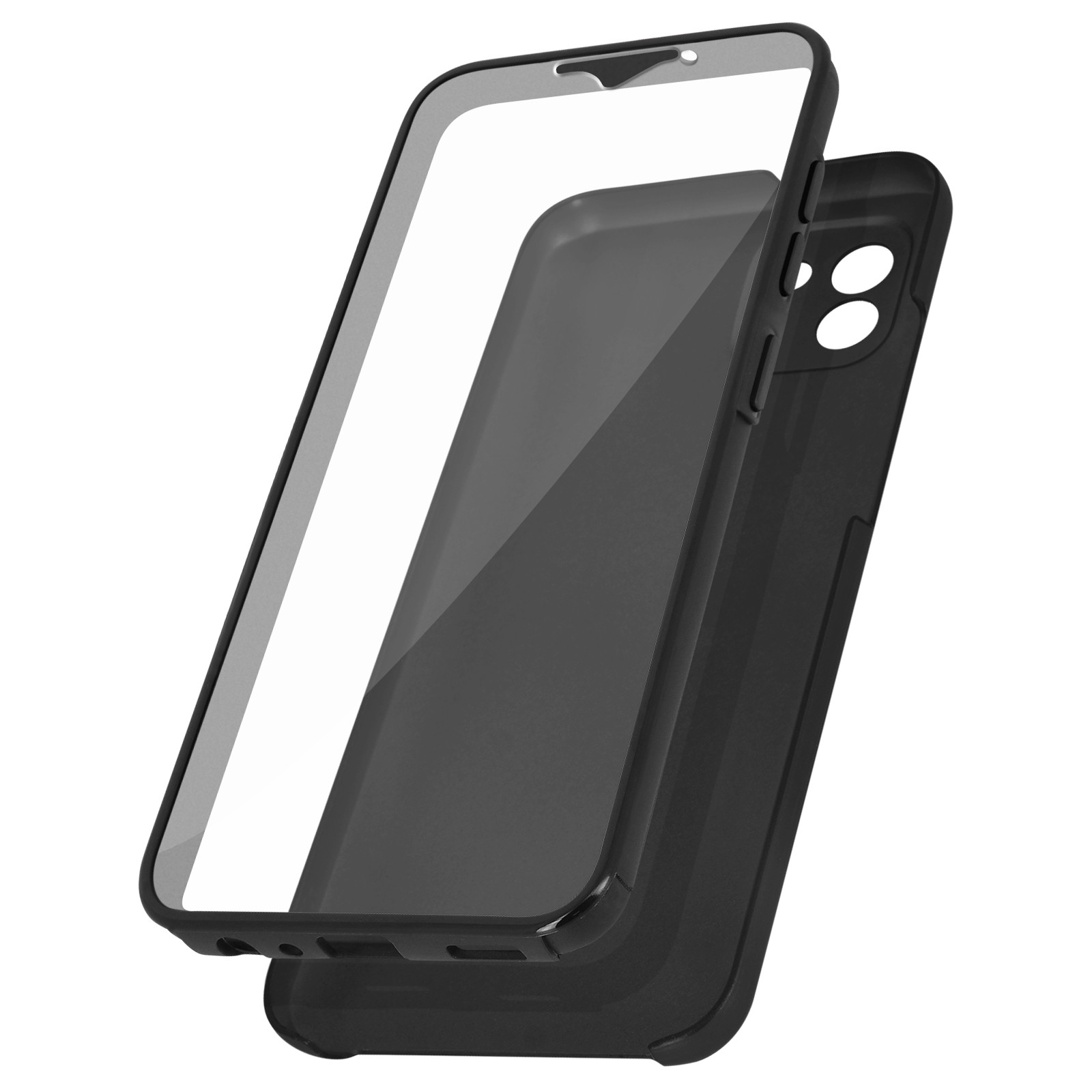 Coque integrale Galaxy A03 pour eviter les rayures ecran avec protection gel transparente