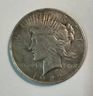 1922-P  Peace Silver Dollar EF+ Condition 90% Silver In Capsule, AUTHENTIC