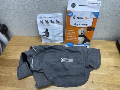 Thundershirt Dog Anxiety Treatment HGXL-T01, XLG. Heather Gray - PRE OWNED