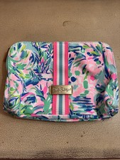 Lilly Pulitzer Double Zip Cosmetic Pouch Flor...