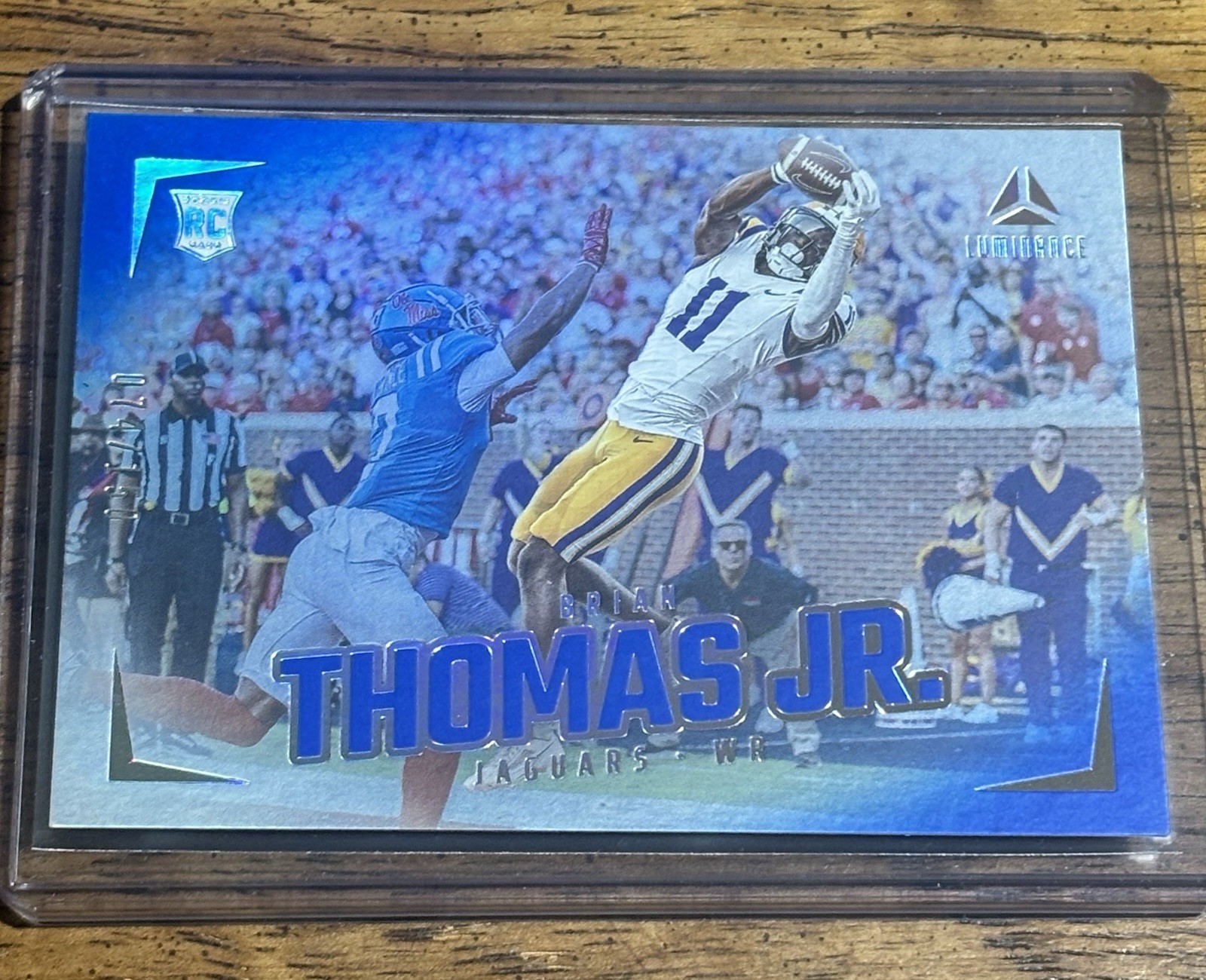 2024 Panini Luminance Rookie Brian Thomas Jr. #184 Blue /150 Jaguars RC SP