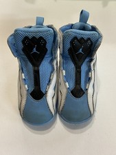 Air Jordan 6 Rings UNC Blue White Basketball Shoes Youth Size 8C No Laces 23