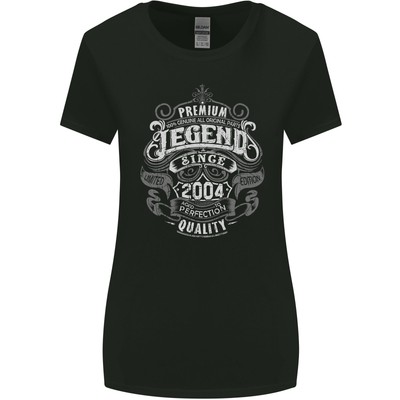 Premium Legend 21st Geburtstag 2004 Damen Breiter Schnitt T-Shirt
