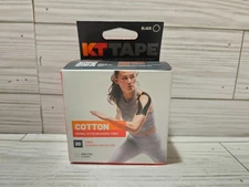 KT Tape Kinesiology Tape Cotton 20 Pre-cut 10" Strips Black