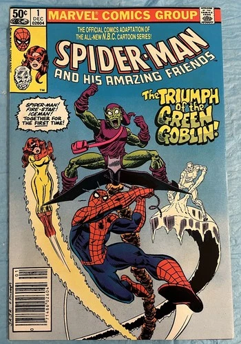 Spider-Man and His Amazing Friends #1 Marvel w/ Green Goblin Newstand Variant