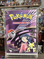 Sabrina Pokemon Gym Challenge Trading Card Game Theme Deck Factory Sealed