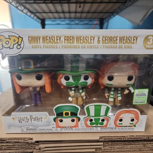 Funko Pop! Vinyl - Harry Potter 3pk (Ginny, Fred, & George Weasley)(ECCC 2019)