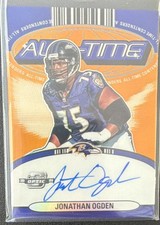 2024 Panini Contenders Optic Jonathan Ogden Ravens Prizm Auto /25 #ATC-JON