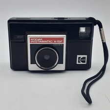 Vintage Kodak Instamatic X-15F Camera 126 Film Point Shoot USA Wrist Strap 1970s