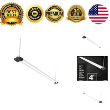 4FT 40W LED Shop Light Inline Switch Dual Tube 5000K Daylight White