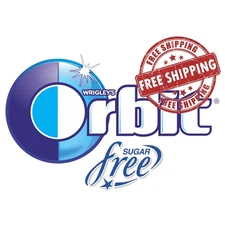 10pcs Orbit Gum Mix – Assorted Flavors, Sugar-Free Chewing Gum for Fresh Breath