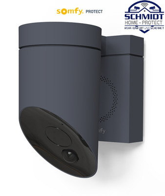 SOMFY Außenkamera V2 PRO (Modell 2026), 110 dB-Sirene, anthrazitgrau - NEU & OVP