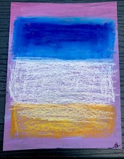 “Blocko” Original Abstract Illustration 5 X 7 On Paper