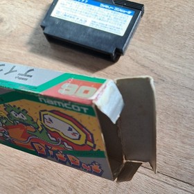 Famicom Dig Dug Cassette with box NAMCOT