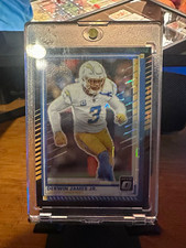 Panini 2025 Donruss Optic Derwin James Jr. #98 Prizm Black /25 Chargers