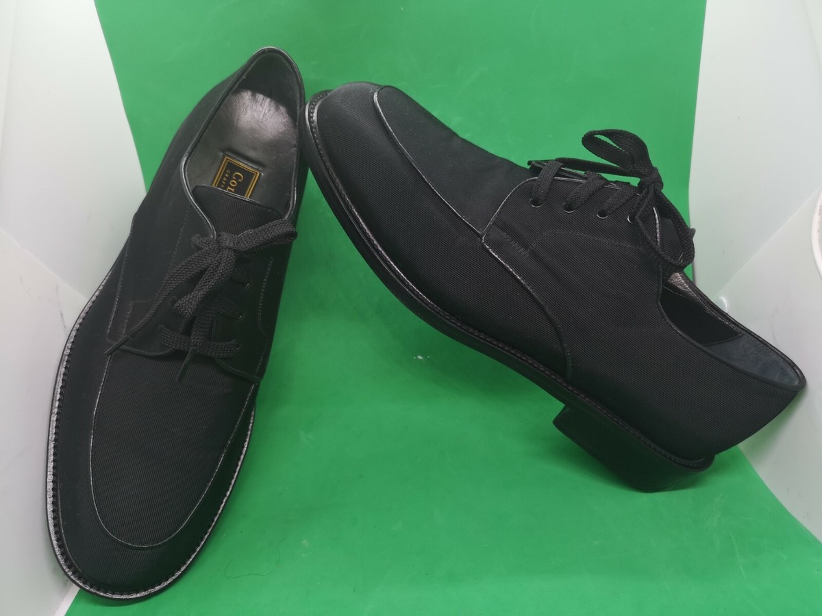 Cole Haan 04452 Mens Black Fabric Apron Toe Derby Shoes Size 9.5 D Made in Italy Amazon.com: Cole Haan Men main image 4