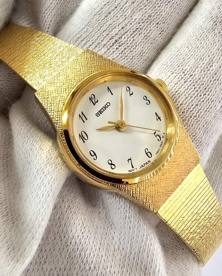 SEIKO Quartz 20MM Gold Stainless Steel Women's Watch SXFK80P1 | eBay