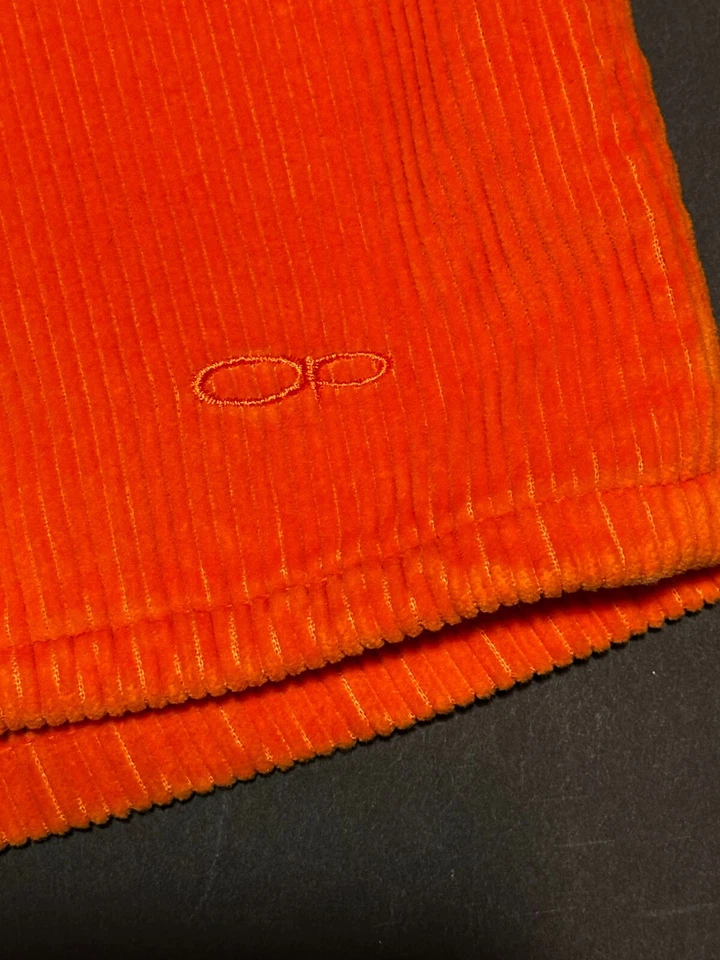 Vintage OP Neon Orange Shorts Wide Wale Cord surfcore - Image 2 of 4