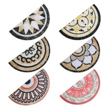 Semi Circle Doormat Entrance Mat Heavy Duty Rug Entryway Welcome Mats for Inside