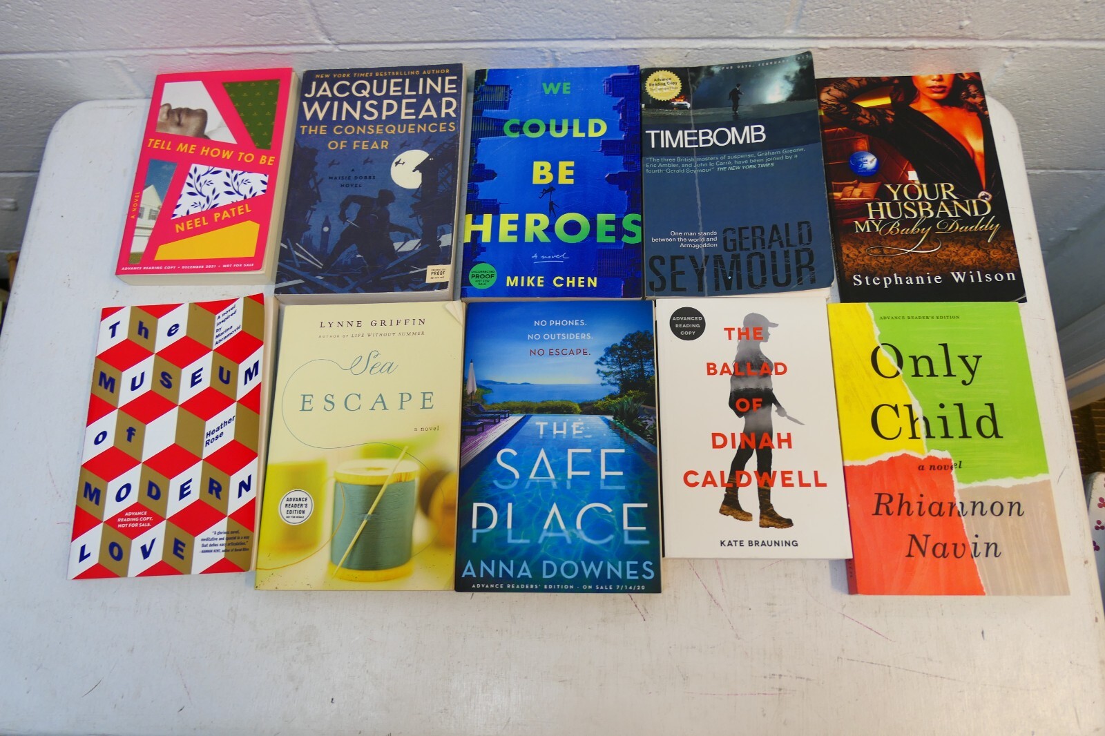 Huge lot of Advance Reader Copies and Uncorrected Proofs Popular ...