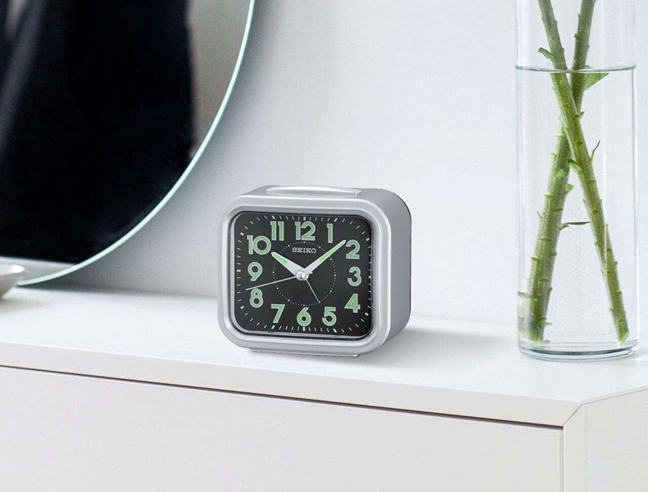 Seiko Nori Alarm Clock, QHK023SLH