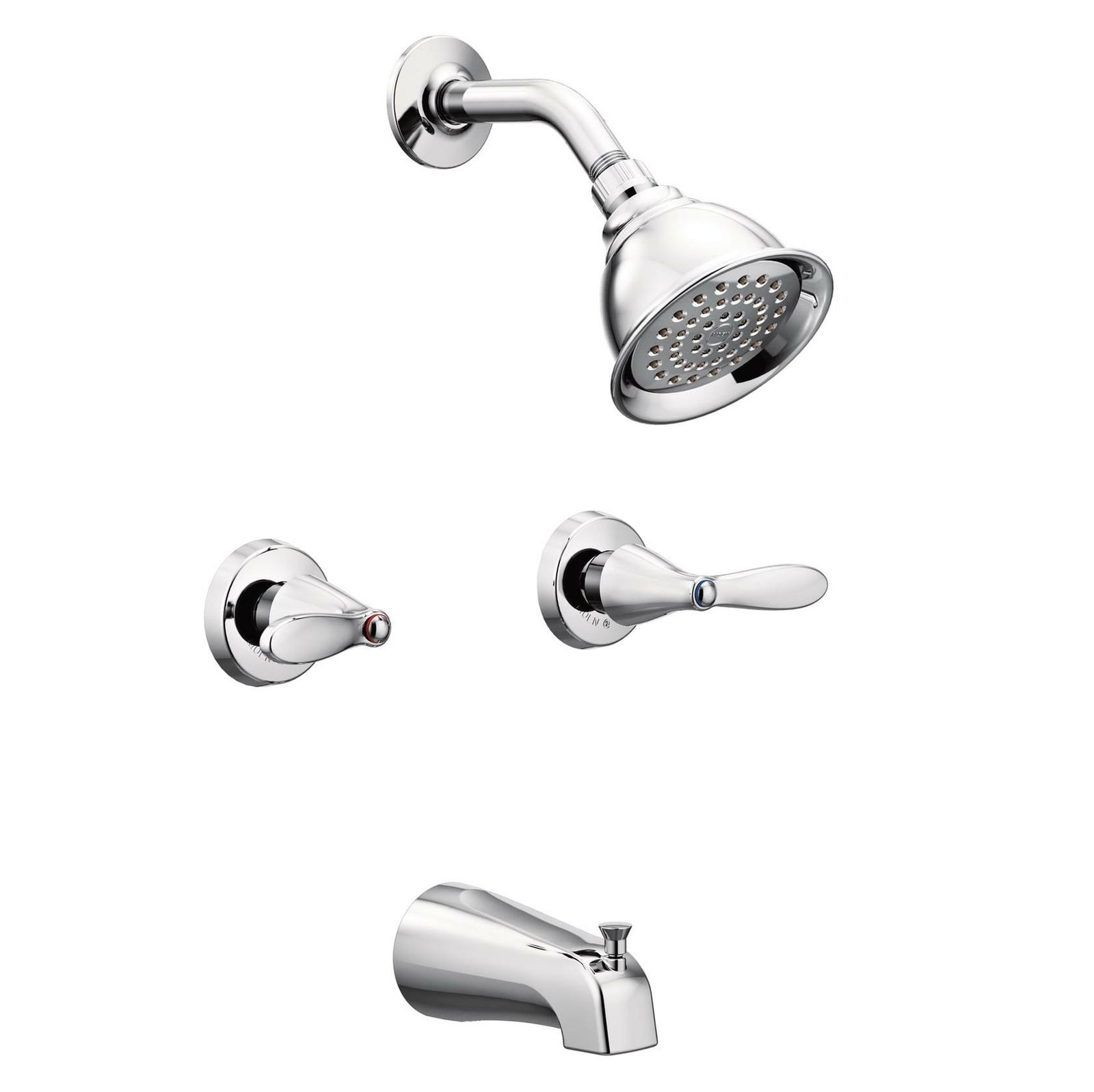 MOEN Adler 82602 Two Handle 1-Spray Tub and Shower Faucet in Chrome (Valve