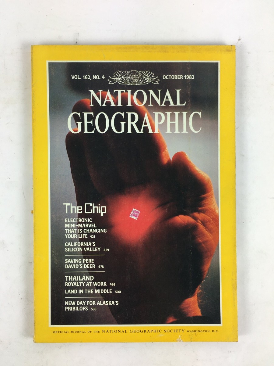 October 1982 National Geographic Magazine The Chip Electronic Mini