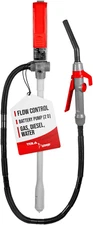 TERA PUMP Portable Battery Powered Multipurpose Gas Transfer Pump (2.5 GAL/MIN) 