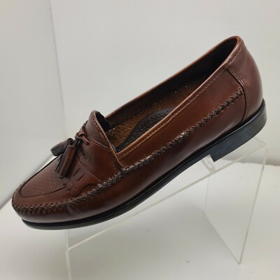 Hush Puppies Men\'s Tassel Brown Loafers Hush Puppies Kiltie Tassel Shoes Mens sz 9 M Loafer Maldo  main image 4