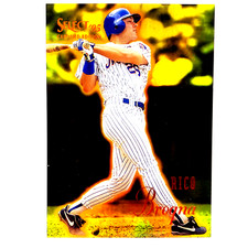 Rico Brogna 1995 Select Certified Edition Mirror Gold Parallel #31 New York Mets