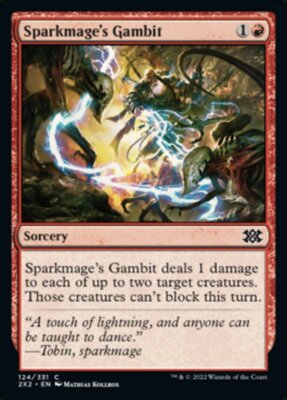 4 Sparkmage's Gambit 4x x4 - NM - Double Masters 2022 - SPARROW MAGIC mtg