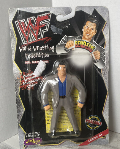 1999 Just Toys WWF Bend-Ems Series 11 Mr. McMahon ...