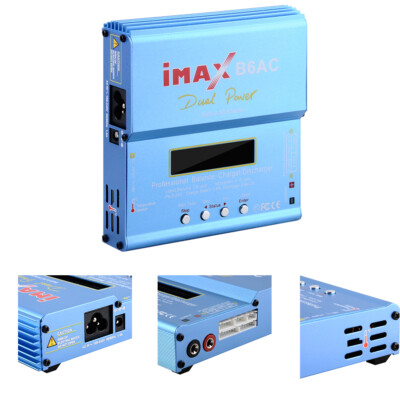 iMAX B6AC RC Ladegerät 80W Balance Ladegerät Entlader LCD-Bildschirm