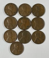 1933-D Linclon 1C (#19099) VF+ 10 pcs some tic marks