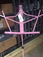 Pink Music Stand -VERY LIGHT ALUMINUM with case. Protec. 
