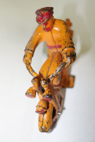 HARLEY Jr DAVIDSON 1930's antique cast iron HUBLEY motorcycle vintage police TOY - Picture 8 of 16
