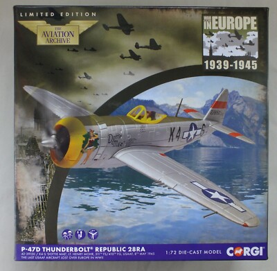 Corgi AA33827 1:72 P-47D Thunderbolt ''Dottie May'' Lt. Henry Mohr May 1945 *MiB*