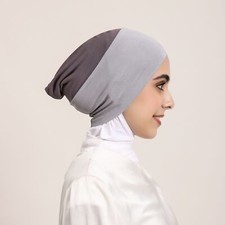 Muslim Women Inner Hijab Hat Turban Head Wrap Bonnet Beanie Chemo Cap Underscarf